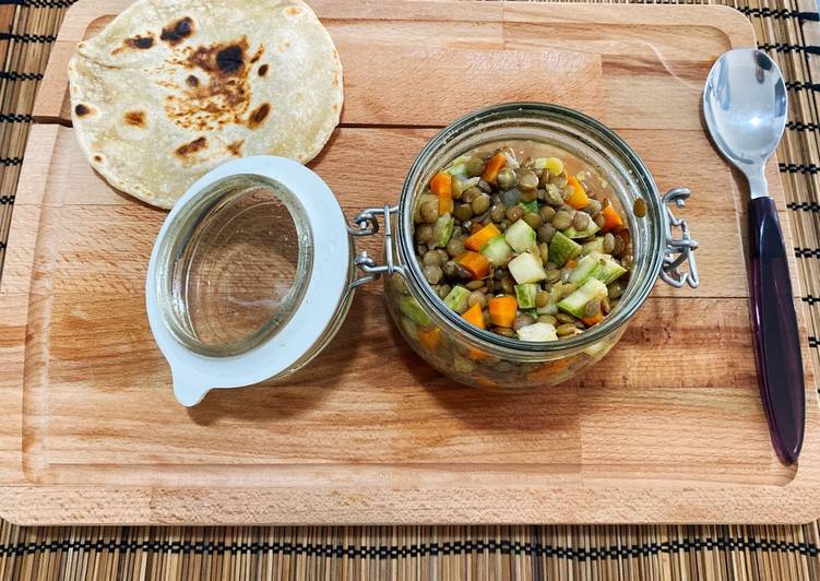 Lenticchie speziate in vasocottura