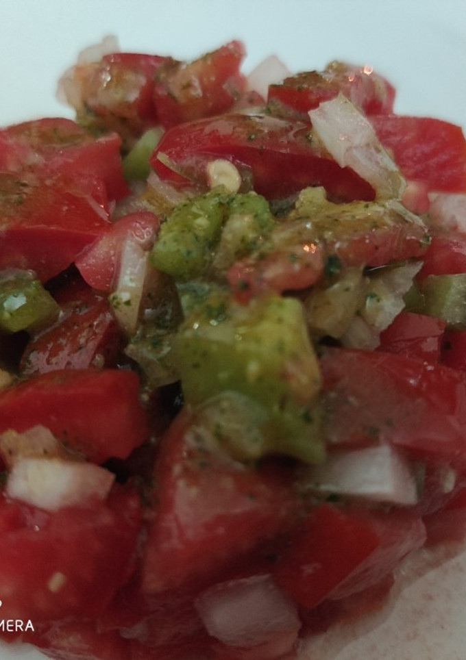 Una foto de Tartar de picadillo con aliño
