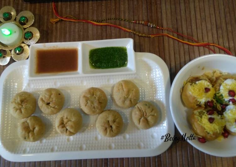 How to Make Homemade Baked mini khasta kachoris &amp; chaat