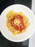 Ravioli ซอสมะเขือเทศ