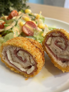Foto resep Chicken cordon bleu dgn air fryer