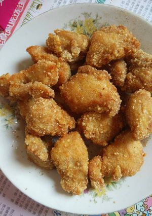 簡易版薄皮炸雞塊 的食譜成品照片