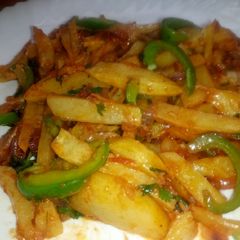 Simple homemade chips masala A picture of Simple homemade chips masala.
