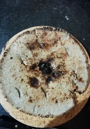 A picture of Bajra roti.