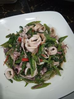 Foto resep Cumi oseng lado ijo