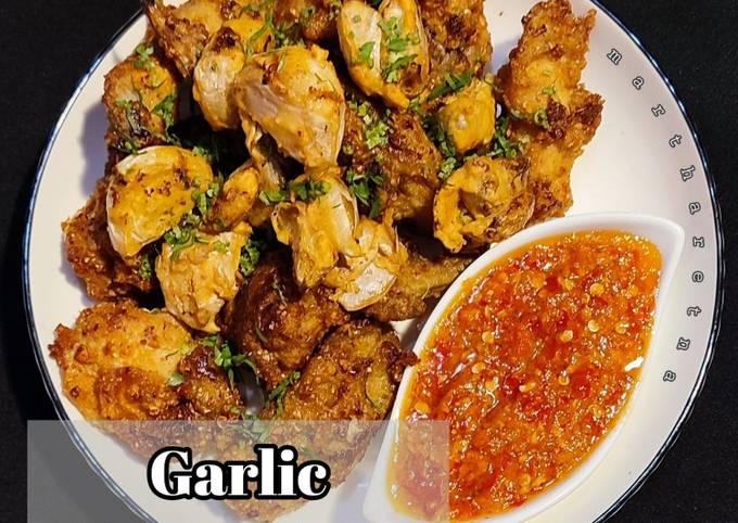 Resep Garlic Fried Chicken With Sambal Bawang Oleh Martha Retna Cookpad