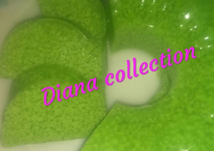 Bumbu Puding lumut hijau(full lumut) | Bahan Membuat Puding lumut hijau(full lumut) Yang Menggugah Selera