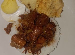 Foto resep 303.🥰.12.Nasi Jagal Ala U3K (Semur Tetelan daging sapi)