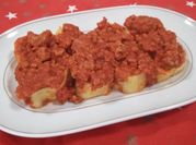 Una foto di carne macinata maiale