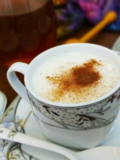 عکسی از دستور معجون شیر عسل دارچین