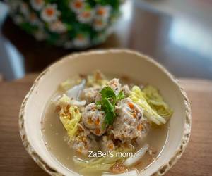 Resep Terbaik Sop Bakso Ayam Shitake Enak Sederhana