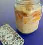 Cara Sederhana Menyiapkan Resep  Angel's 1st Overnight Oats mix Apple, Pisang, Sunkist, Nata de coco yang Lezat, Lezat