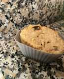 Muffin de avena y frutas