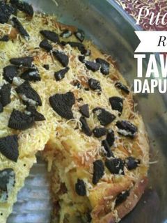 Foto resep Bread pudding Oreo & cheese (Pudding Roti)