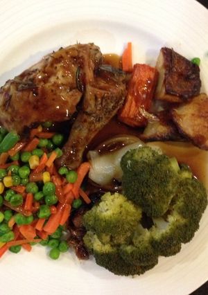 Foto resep Roasted Chicken Simpel