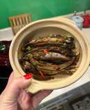 Cá trứng kho tiêu