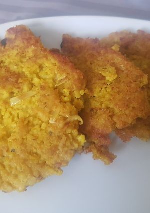 Une photo de Croquettes de millet au curry