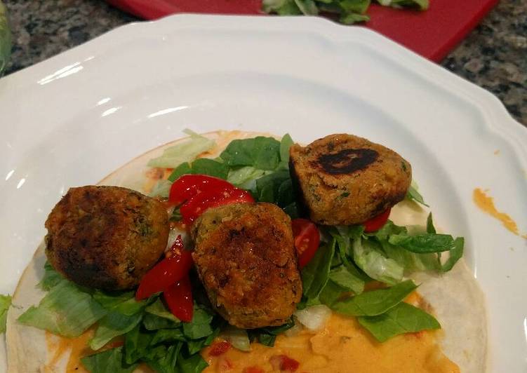 Recipe of Homemade Vegan falafels