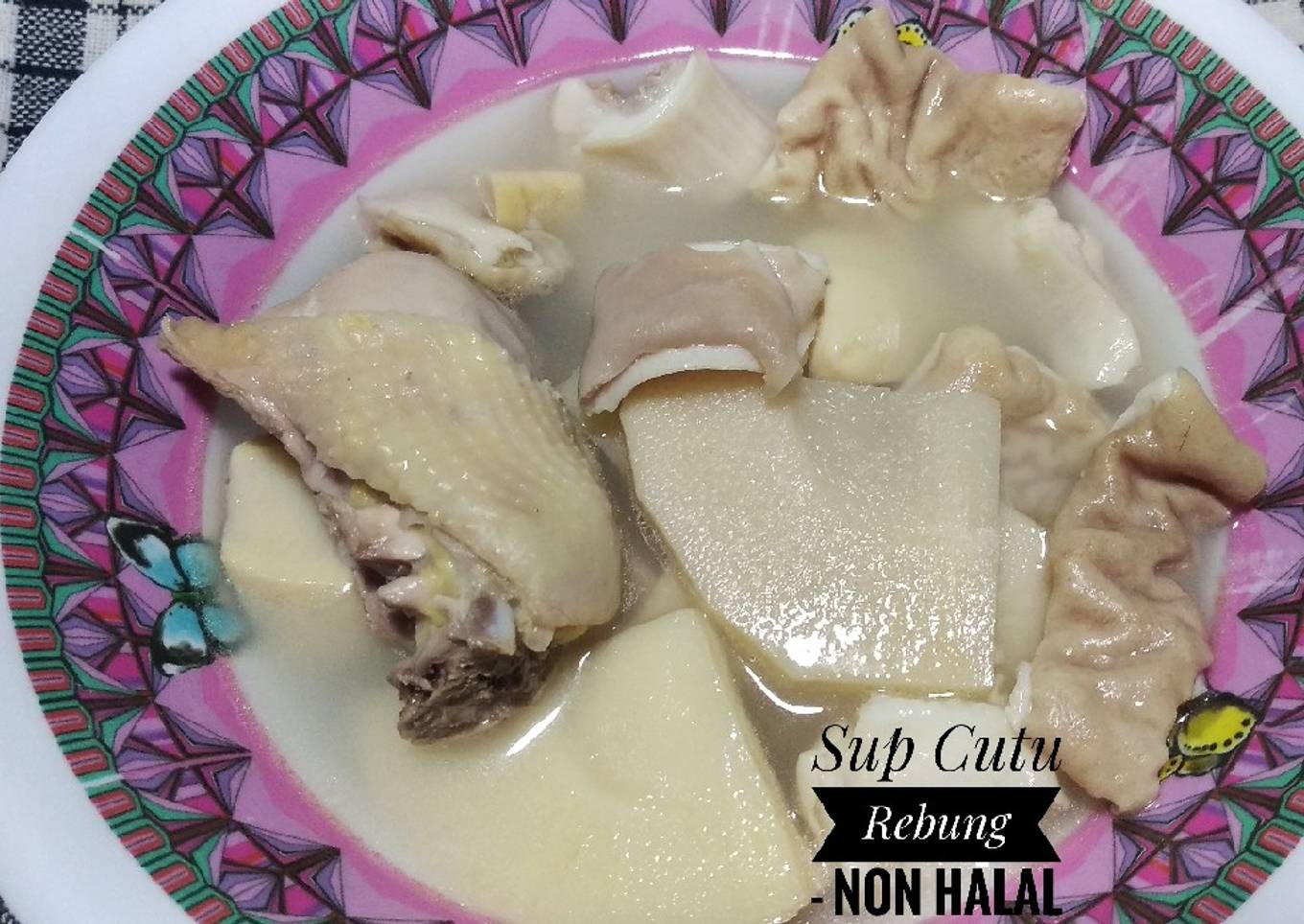 Sup Cutu Rebung Non Halal