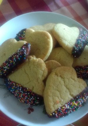 Una foto de Galletitas de corazón