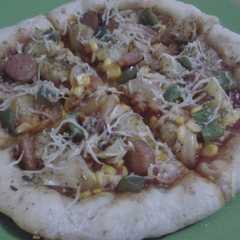 รูปของ Pizza Kentang Sosis Jagung