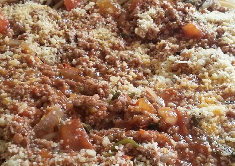 Macarrão com molho bolonhesa