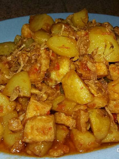 Foto resep Balado kentang tahu