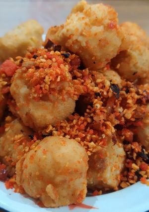 Foto resep Hot Garlic Tofu #TiketGoldenBatikApron