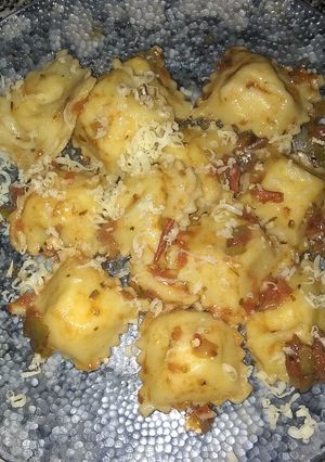 Una foto de Ravioles de ricota y queso