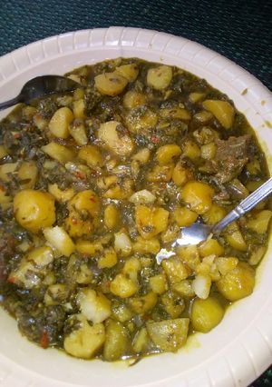 A picture of Irish potage.