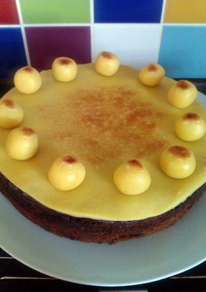 A picture of Vickys Easter Simnel Cake, GF DF EF SF.