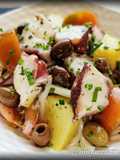 Insalata di Polpo con Patate e Olive Taggiasche