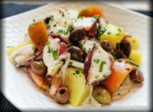 Foto di Insalata di Polpo con Patate e Olive Taggiasche