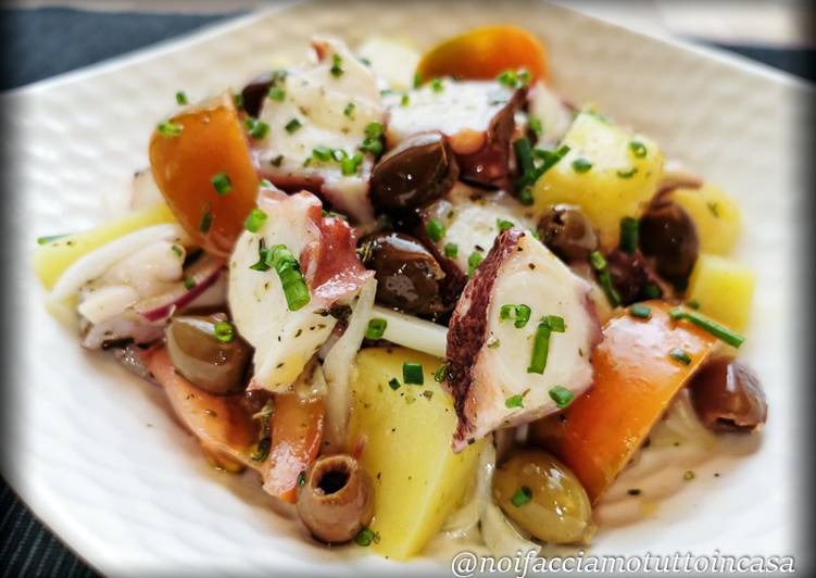 Insalata di Polpo con Patate e Olive Taggiasche