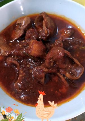 Foto resep Semur Ati Ampela Ayam Kecap Pedas
