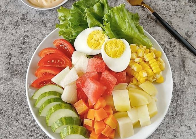 Resep Salad Sayur Dan Buah Oleh Nidarudi Cookpad