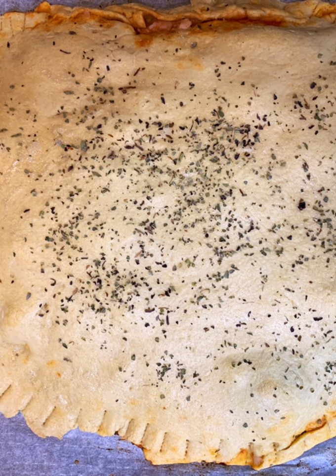 Una foto de Empanada de brioche con “luki” con Thermomix