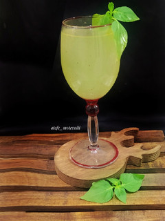 عکسی از دستور شربت ریحان سبز