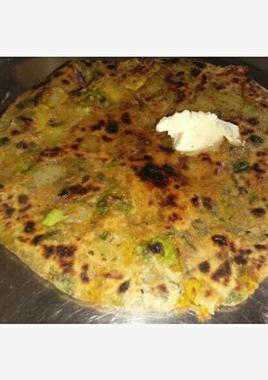 A picture of Mix veg paratha.