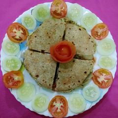 A picture of Bombay chapati sandwich.