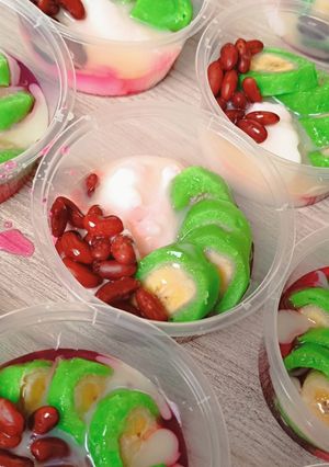 Foto resep Es Pisang Ijo