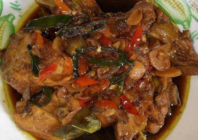 Ayam kecap lombok ijo