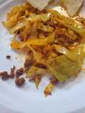 Col con chorizo