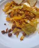Col con chorizo