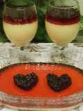 Jelly and custard