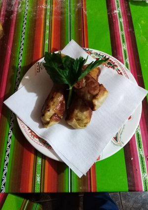 Una foto de Arrollado de verduras