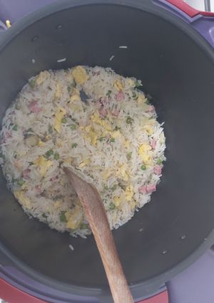 Une photo de Riz cantonais au cookeo