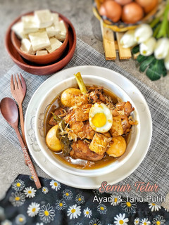 Foto resep SEMUR TELUR, AYAM DAN TAHU SUSU