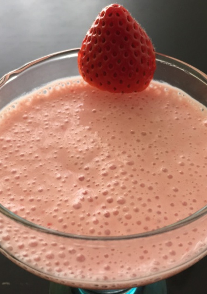 Una foto de Batido de Fresa
