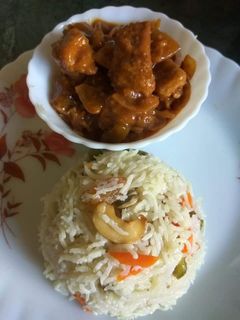 ভেজিটেবল ফ্রায়েড রাইস (vegetable fried rice recipe in Bengali) রেসিপির প্রধান ছবি
